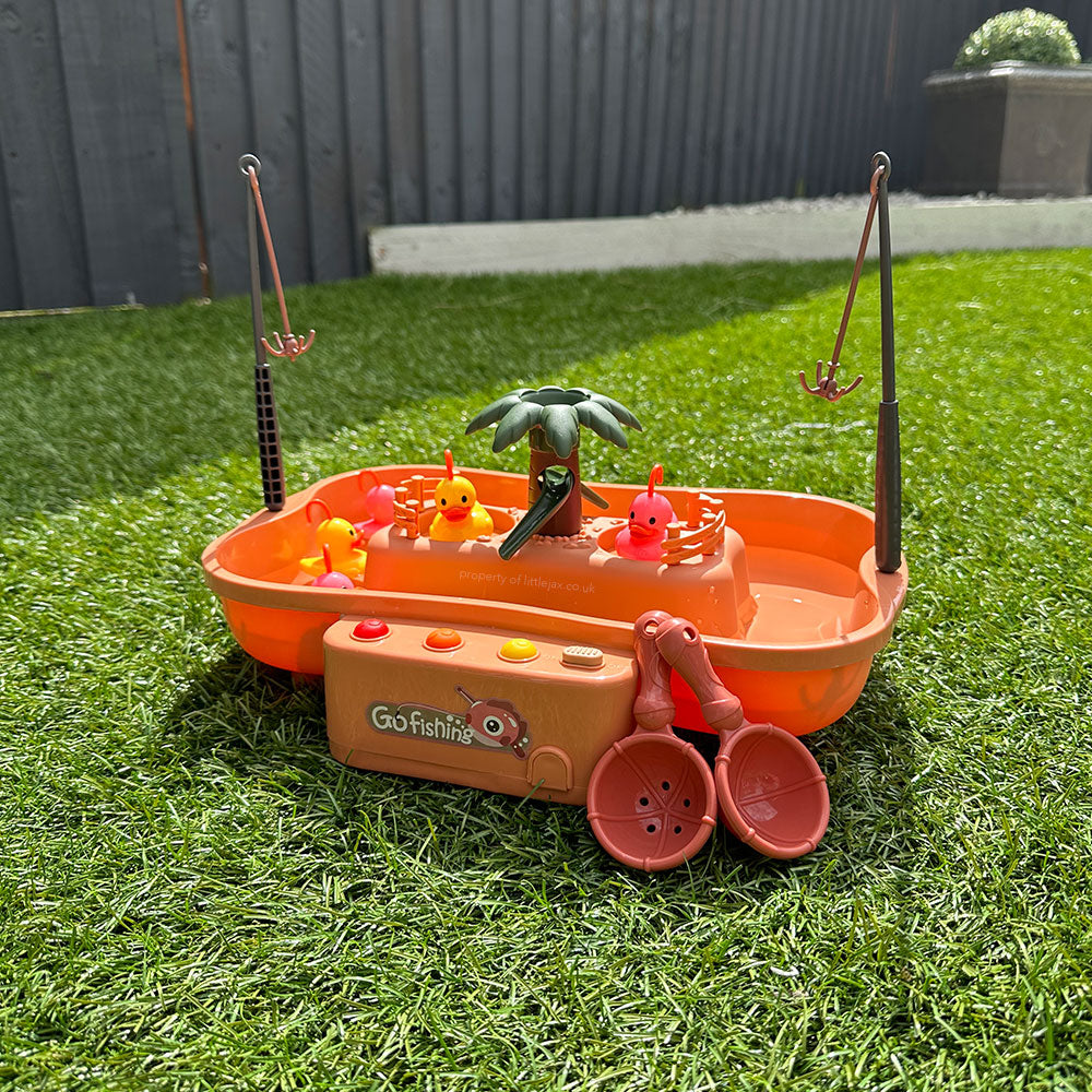 DuckCatch Pro Kids Fishing Water Play Table Toy for Motor Skills and Interactive Fun