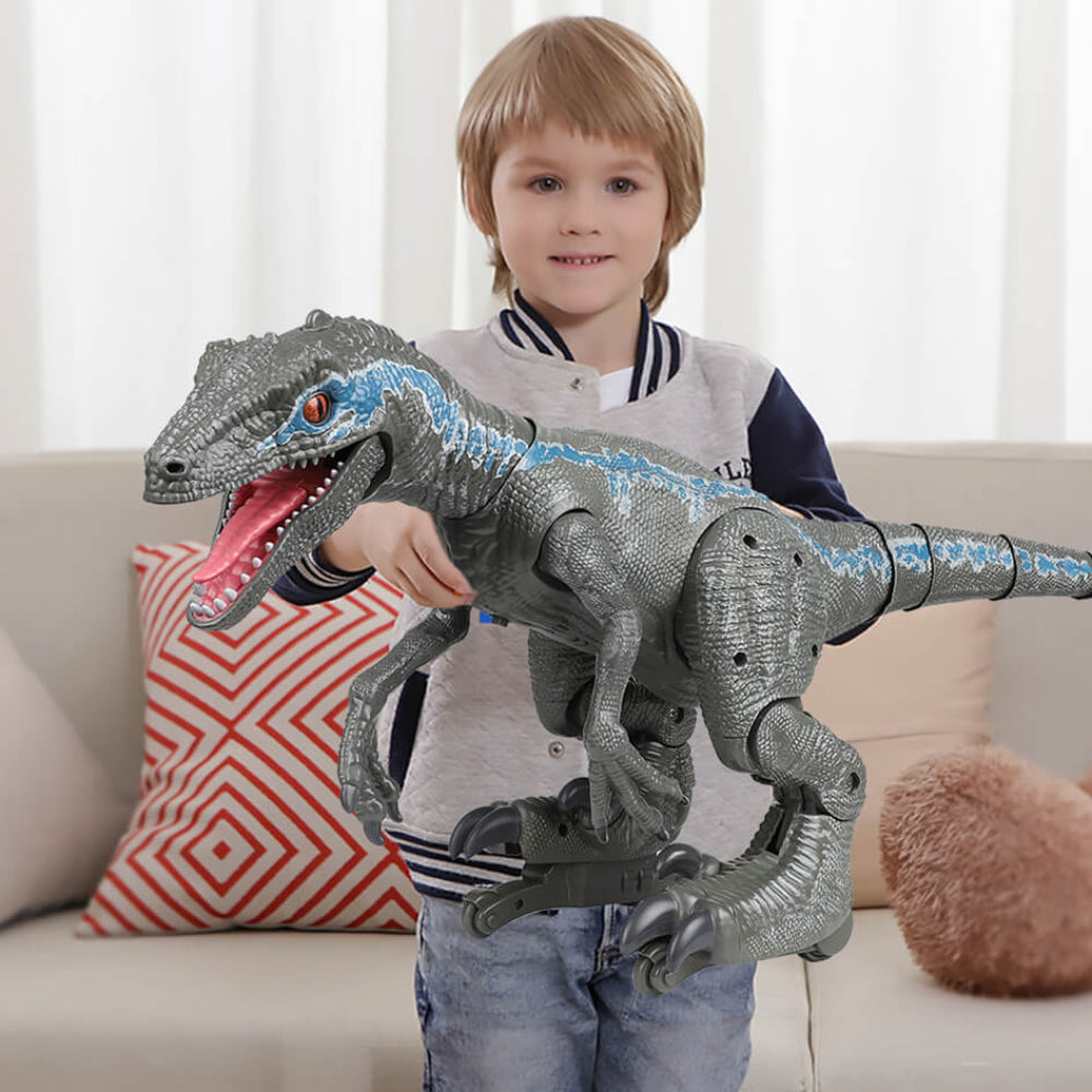 RexRover RC Dinosaur Toy, Realistic Walking & Roaring Remote Control Model for Kids