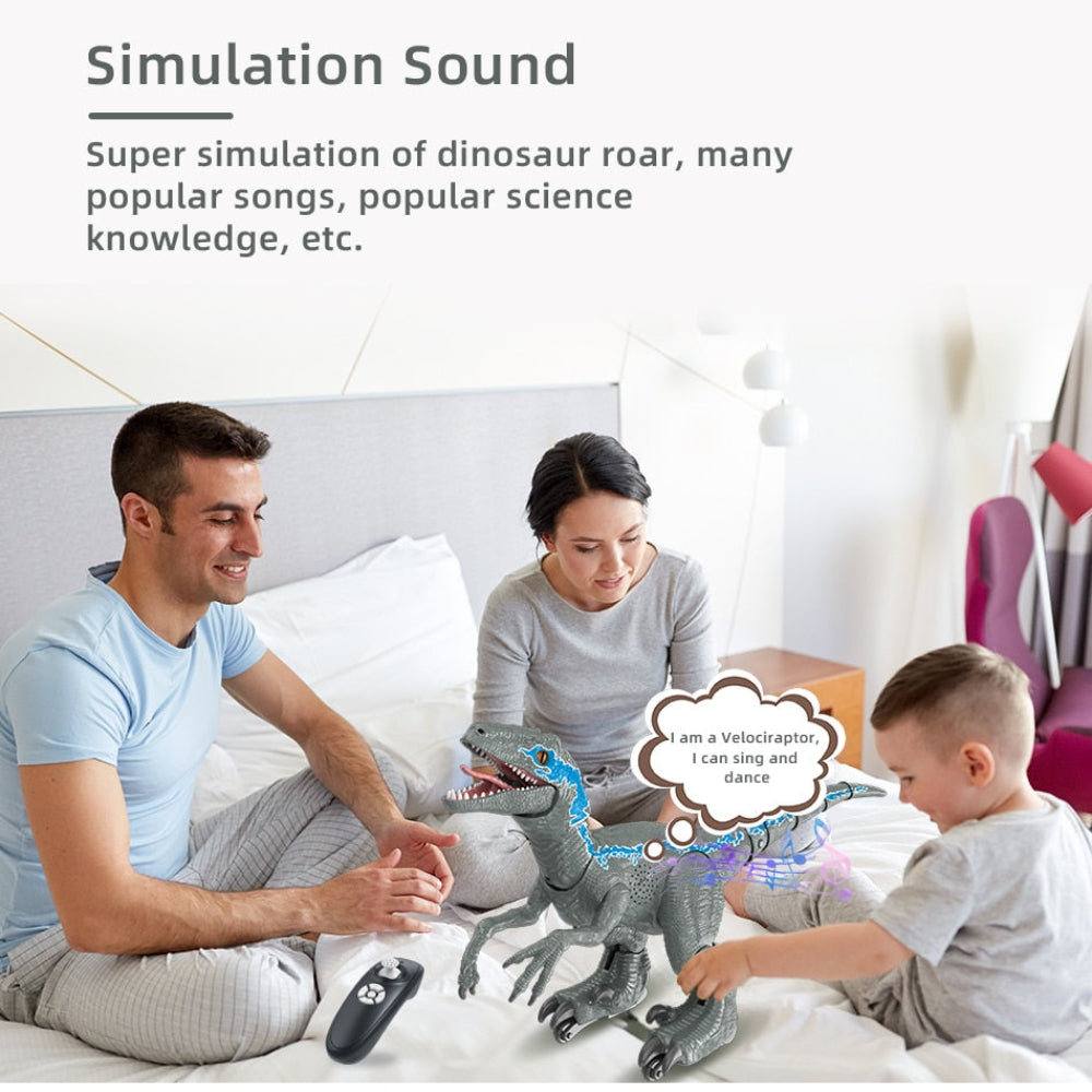 RexRover RC Dinosaur Toy, Realistic Walking & Roaring Remote Control Model for Kids