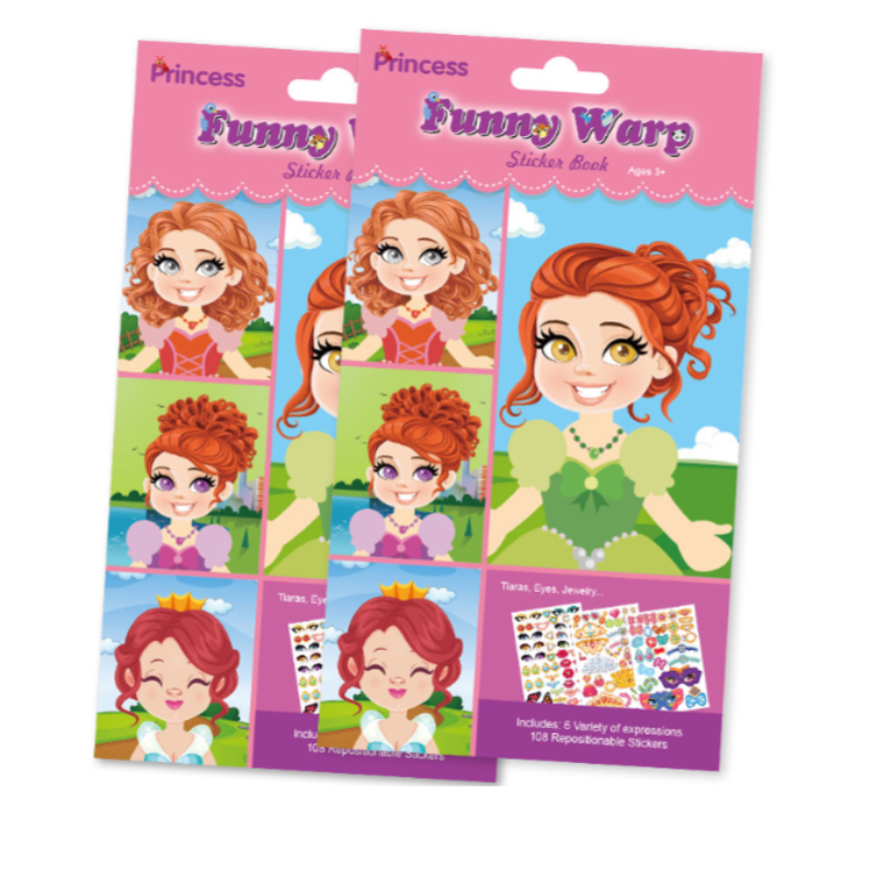 CreativeFun Kids Sticker Book, Reusable Activity & Craft Sticker Set