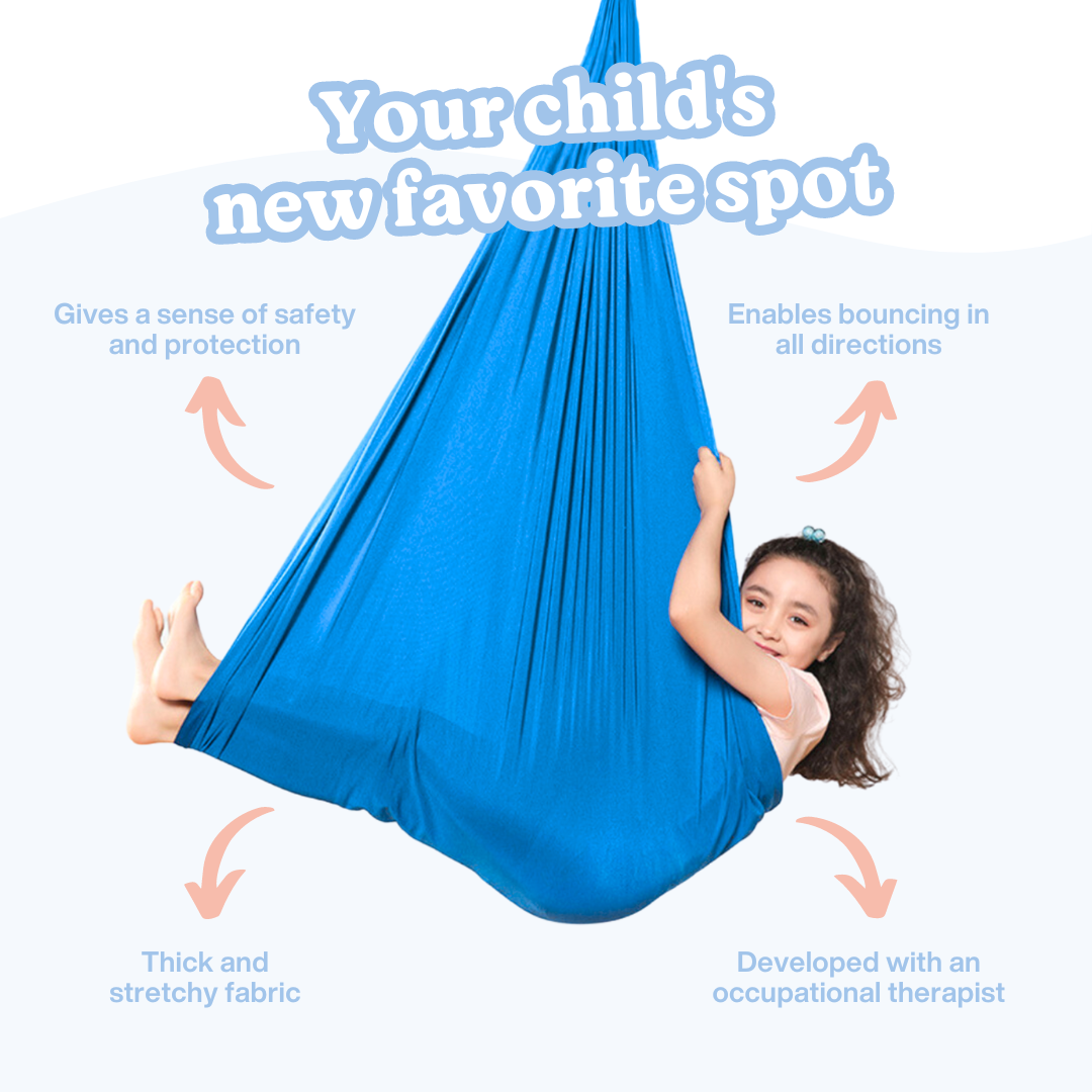 CalmNest Indoor Sensory Swing Chair for Kids Sensory Play and Relaxation