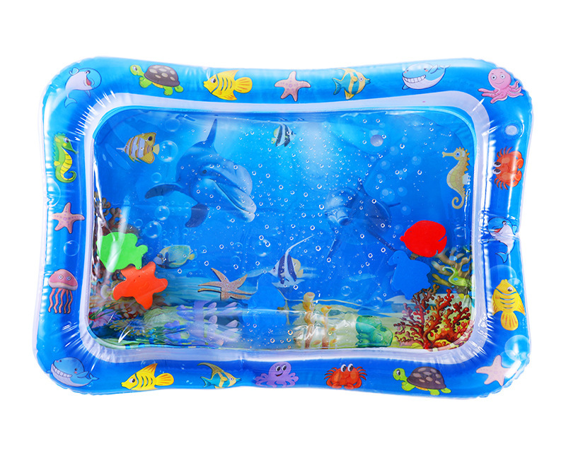 SplashSense Inflatable Baby Water Play Mat, Sensory Tummy Time Activity Pad