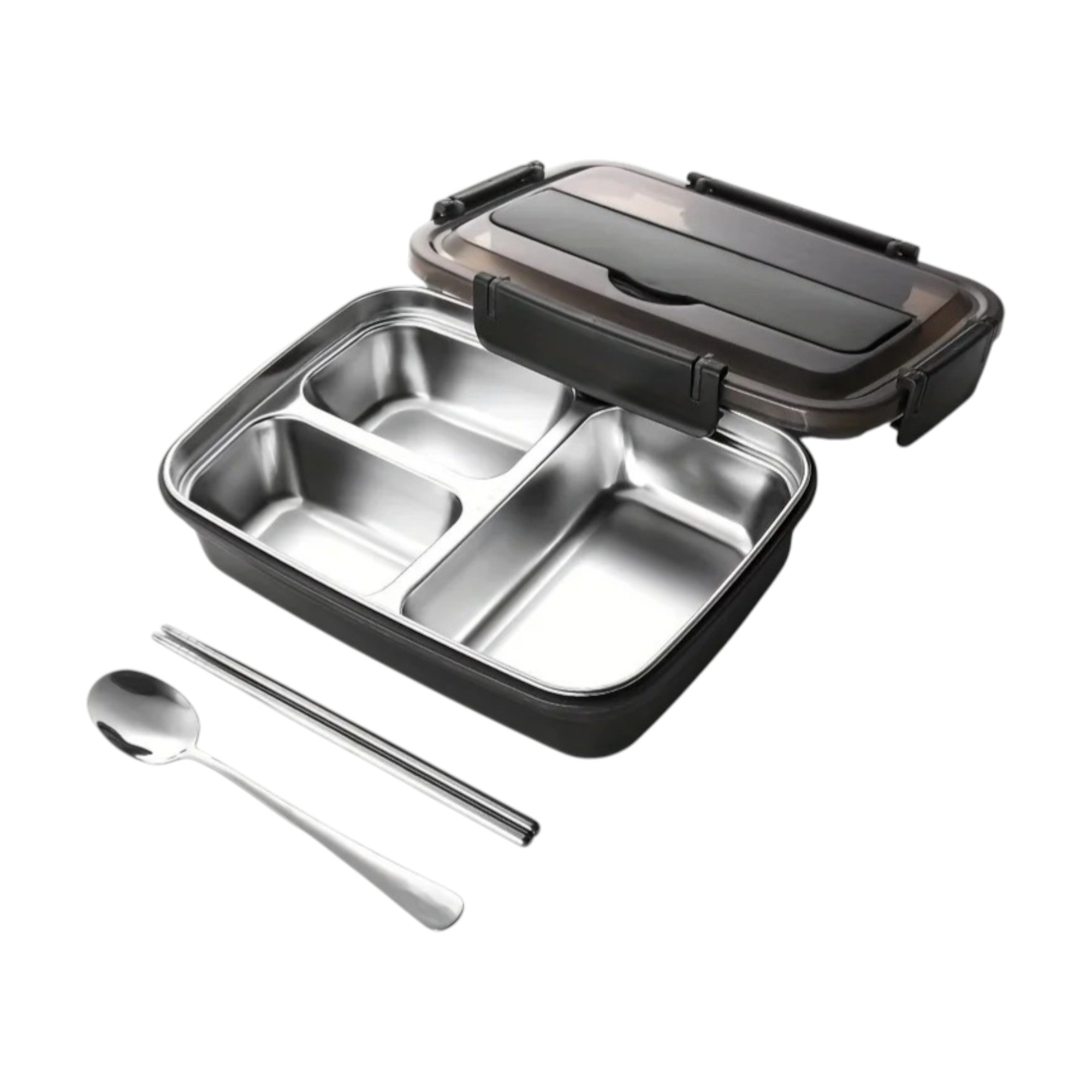 FreshNest Steel Bento Lunch Box – Leak-Proof Stainless Steel Meal Container for Kids & Adults
